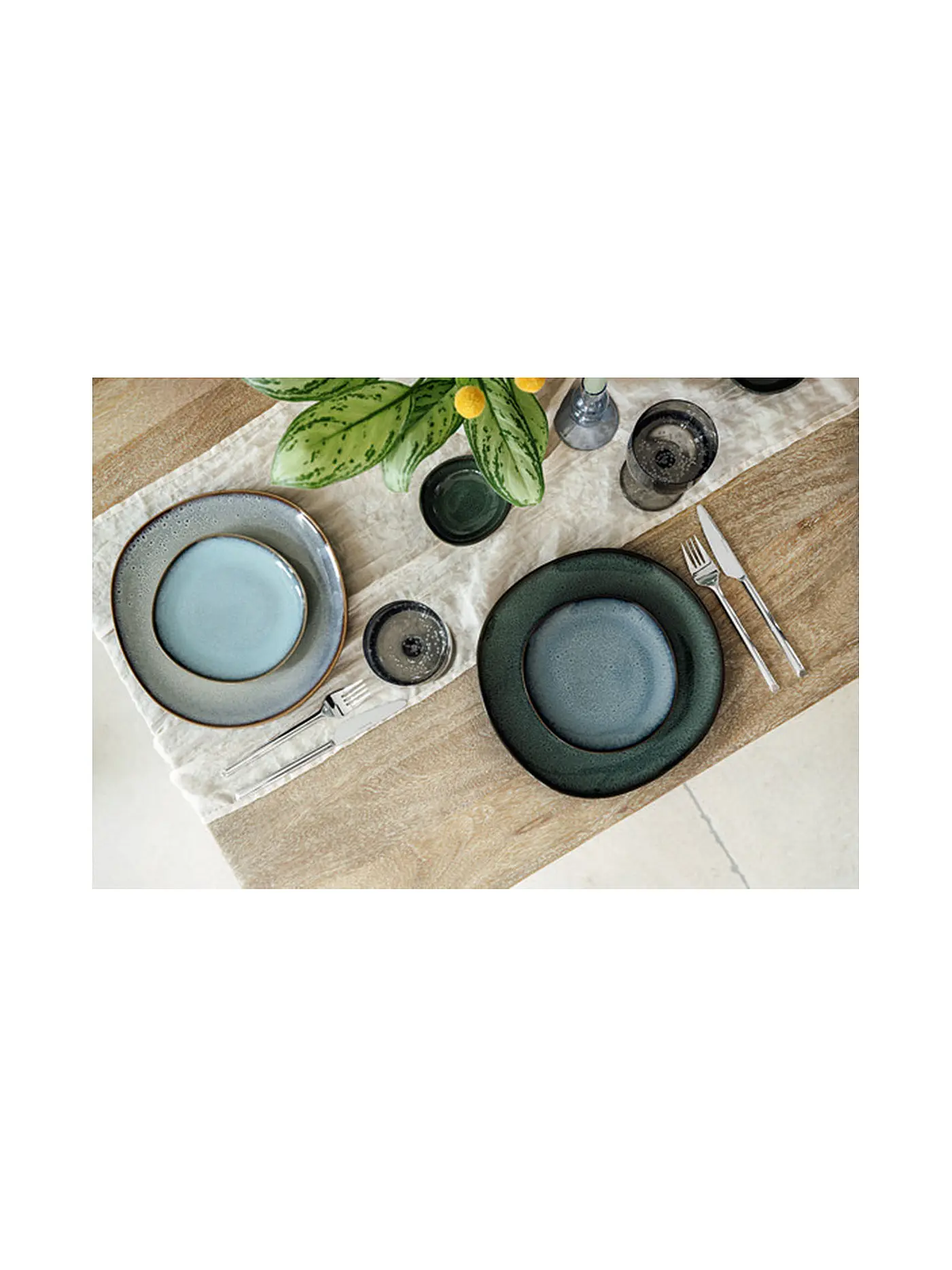 LIKE BY VILLEROY & BOCH | Brotteller 17cm Lave Glace | dunkelgrün